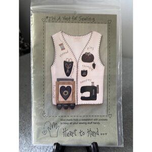 Heart To Hand #234 Vest for Sewing Pattern 2004